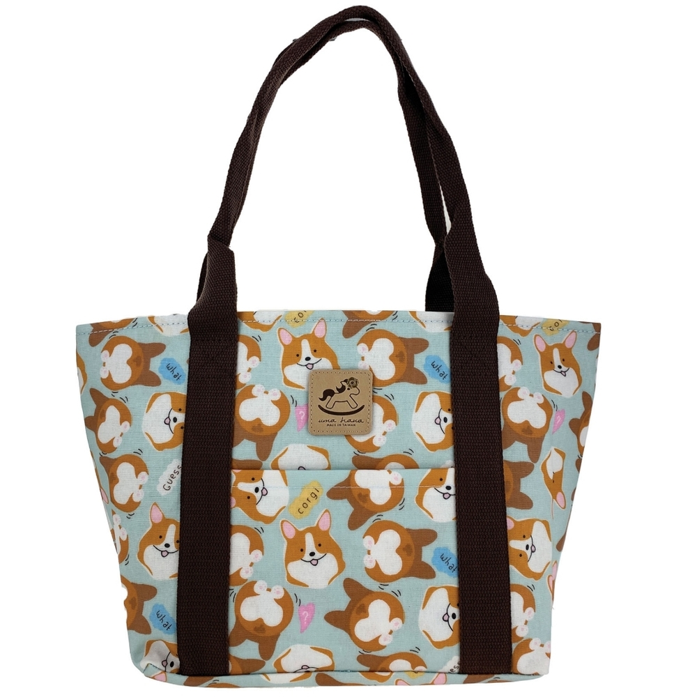 Waterproof Corgi Dumpling Tote Shoulder Bag Purse - Picture 1 of 10